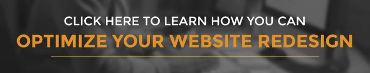Elements of a website redesign